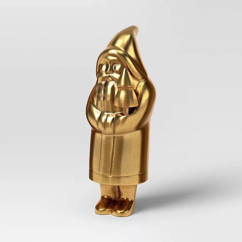 Christmas Santa Figurine‎ Gold - Threshold, Target 2024